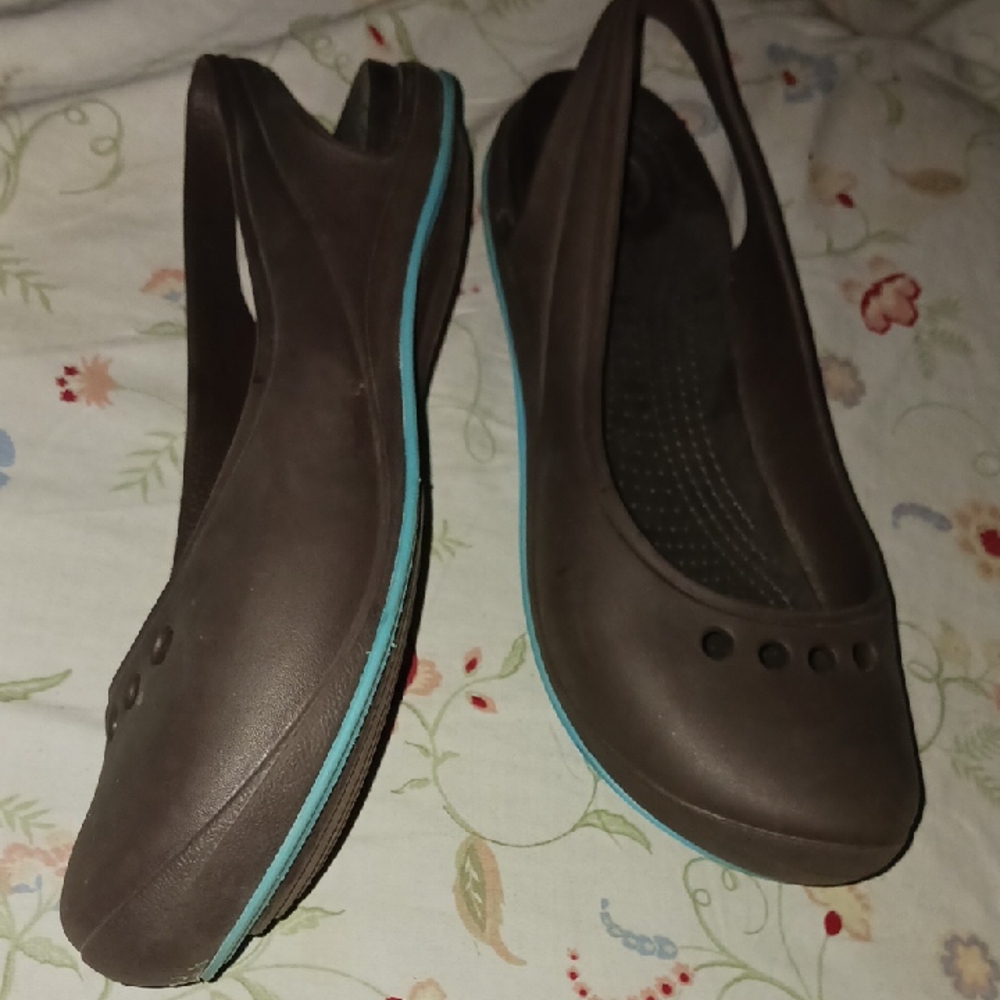 Brown Slingback Flats